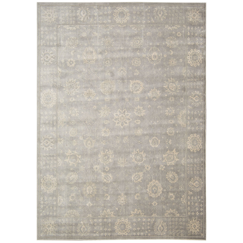 Bourgault Viscose Oriental Indoor Rug, Rectangle 7'6" x 10'6"