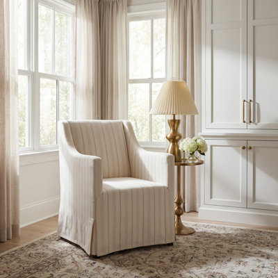 Fauteuil en lin 65,02 cm de large