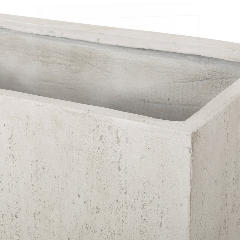 Boîte à fleurs durable MGO L31 pour l'extérieur, résistante aux intempéries et élégante solution de décoration de jardin