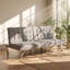 Canapé-lit convertible en lin synthétique l 68,1 po x P 32,9 po x H 32,3 po-957184532