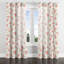Rideaux à motif floral - Rideau à œillets Bomer - 1 panneau-1524182956-1524182954