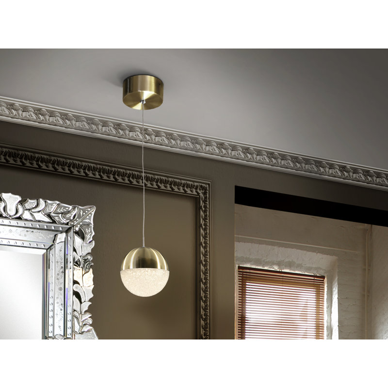 Bandit 1 - Light Chrome LED Cluster Pendant, 120cm H x 12cm W x 12cm D, Chrome