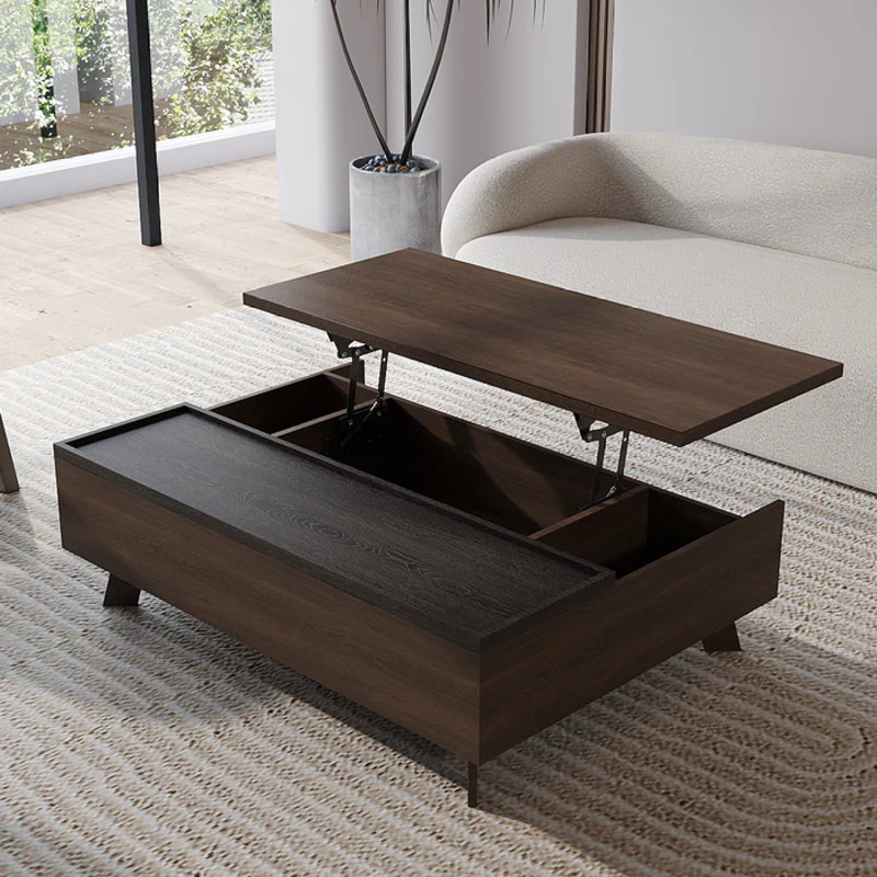 Table de bout à 2 tiroirs de 14,1 po de hauteur