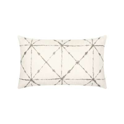 Linear Geometric Lumbar Indoor / Outdoor Pillow Cover & Insert