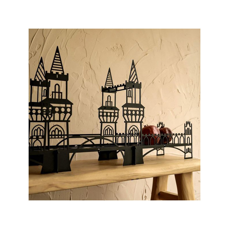 Tablette pont en métal Berlin