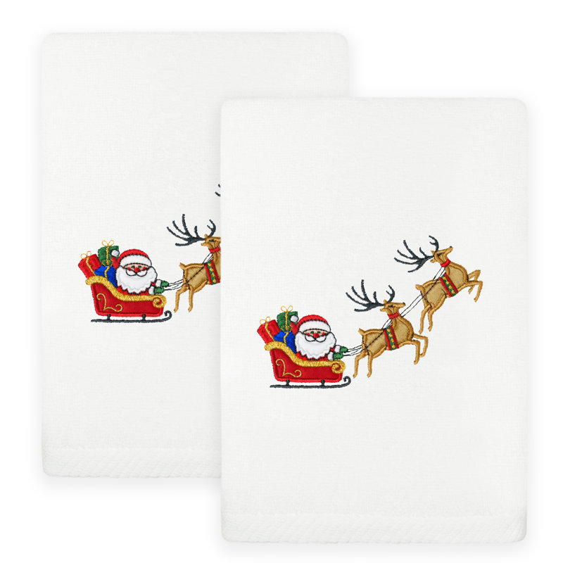 Midweight Hand Towel, White
