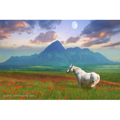 " Horse In Flowers II " by Chris Vest
