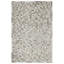 Hera Geometric Handmade Leather Ivory/Gold Area Rug-330869757-400339953