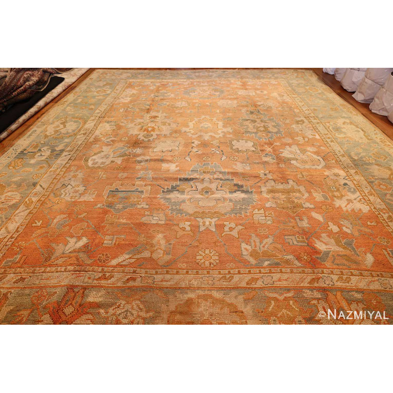 One-of-a-Kind Rectangle 11'7" x 14'7" Hand Knotted Area Rug