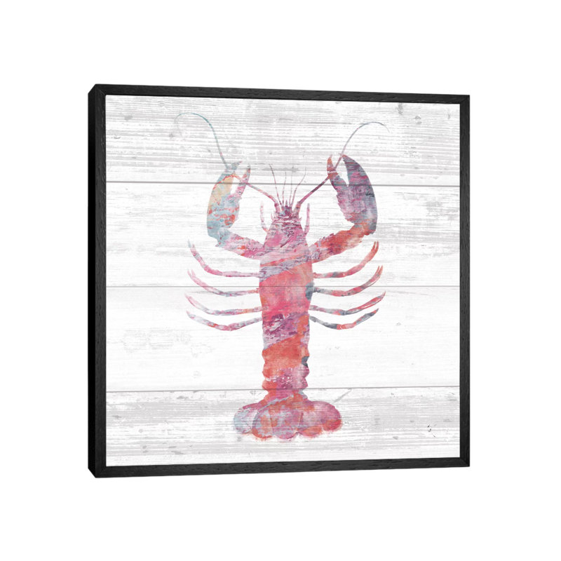 Ocean Life II by Sarah Adams - Gallery-Wrapped Canvas Giclée on Canvas, Black Framed, 66.04 cm H x 66.04 cm W