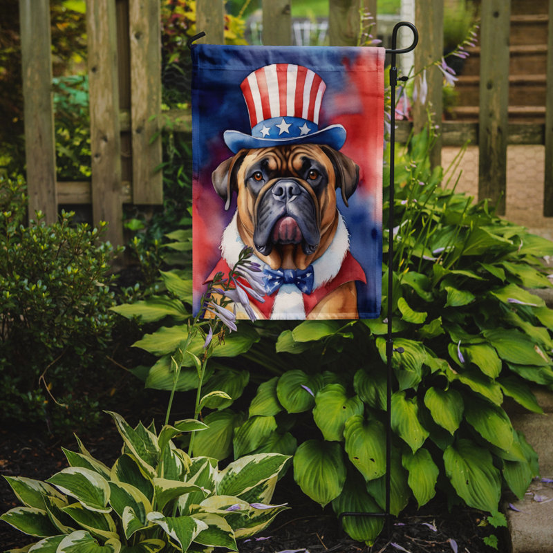 Drapeau patriotique du jardin américain, Bullmastiff