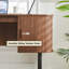 Bureau d'ordinateur de 55 po avec 2 armoires de rangement, bureau de direction Mid-Century avec station de charge, grand bureau moderne avec pieds en métal réglables-1074477266-1099382188