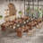 Modern Wood Dining Table, Rectangle Kitchen Table For Dining Room, Restaurant-353369983