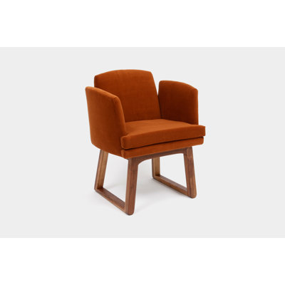 Allison 18'' H Velvet Upholstered Armchair