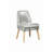 Chaskel Upholstered Mahogany Side Chair-211098452