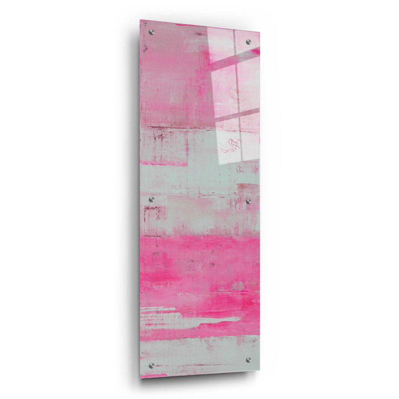 Panneaux en rose I par Erin Ashley, H 36 po x l 12 po x P 0,2 po