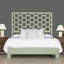 Honeycomb Wicker/Rattan Open-Frame Headboard-22972336-23007636