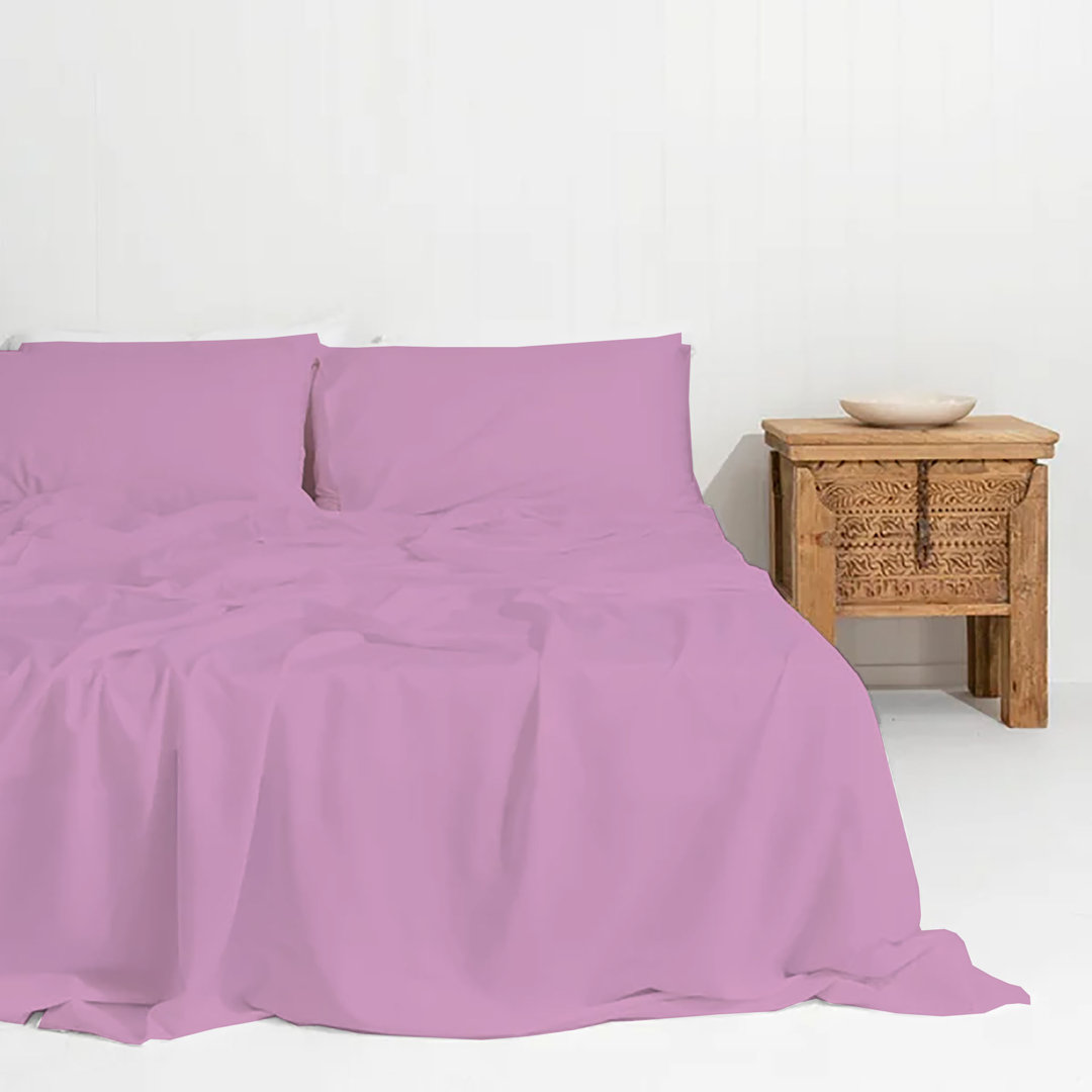 6 Piece Soft Rayon from Bamboo Bedsheet Set NY Textile Haus