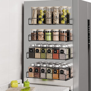 KitchenArt Select-A-Spice Plastic Auto-Measure Carousel Professional  Series, White : Home & Kitchen 