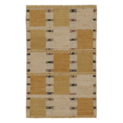 Scandinavian One-of-a-Kind 4'0X6'3 Area Rug
