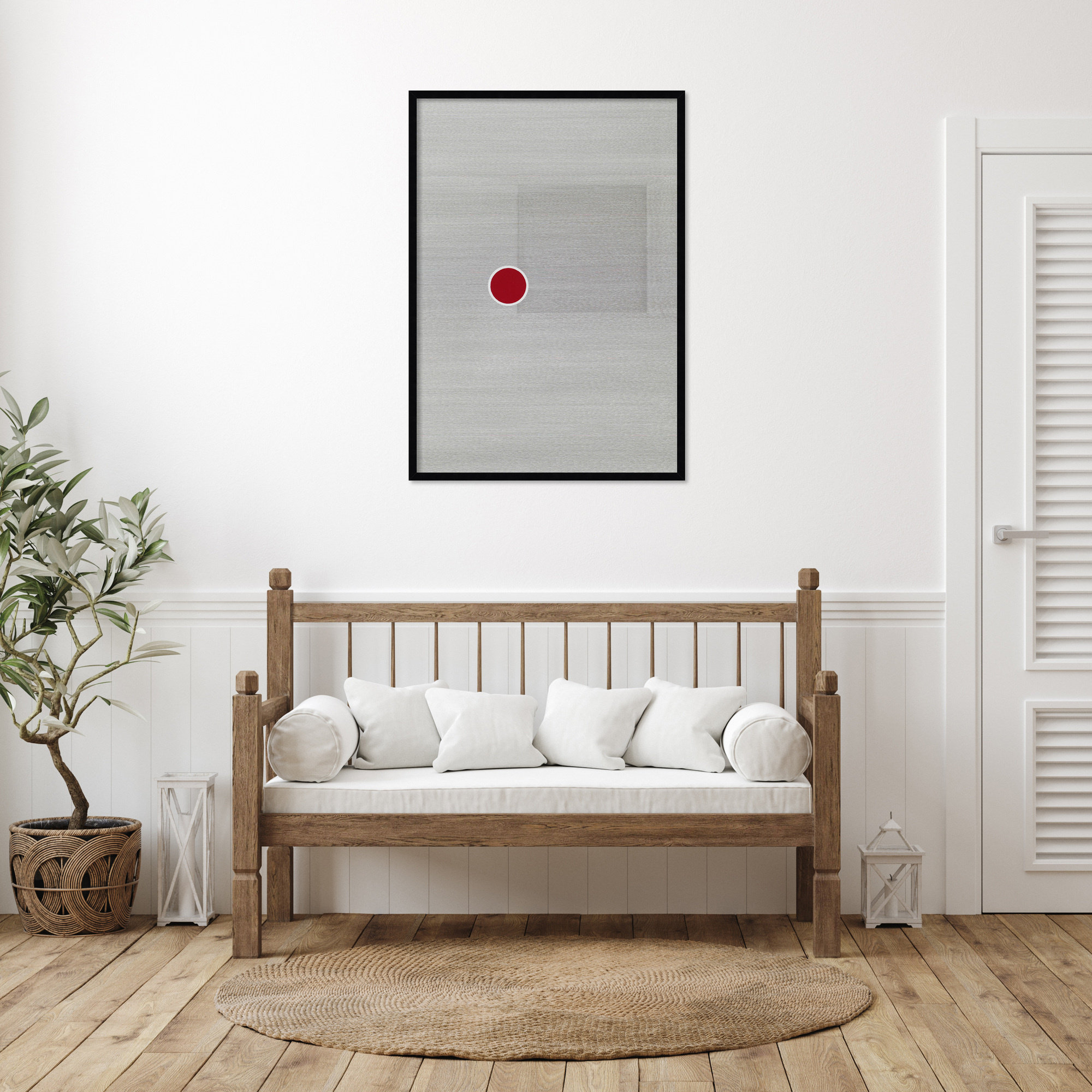 Masako by Alex Dunn, Black, 41" H x 29" W x 1" D