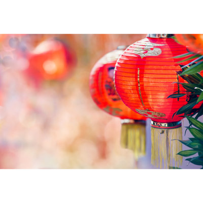 Lanterns - Wrapped Canvas Print