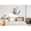 Huldar Glass Flat Wall Mirror