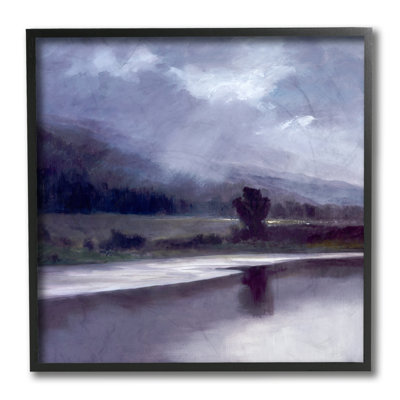 «Storm Clouds Abstract Light Meadow Landscape» par Sheila Finch - impression d'art graphique