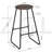 Counter Stool with Metal Frame-483879346