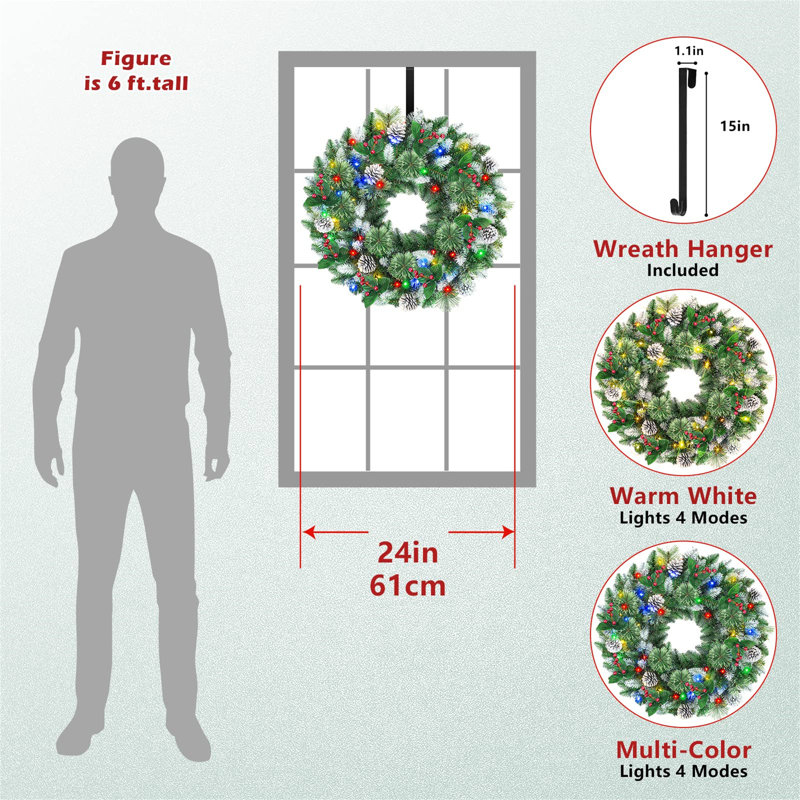 Faux 60cm Wreath