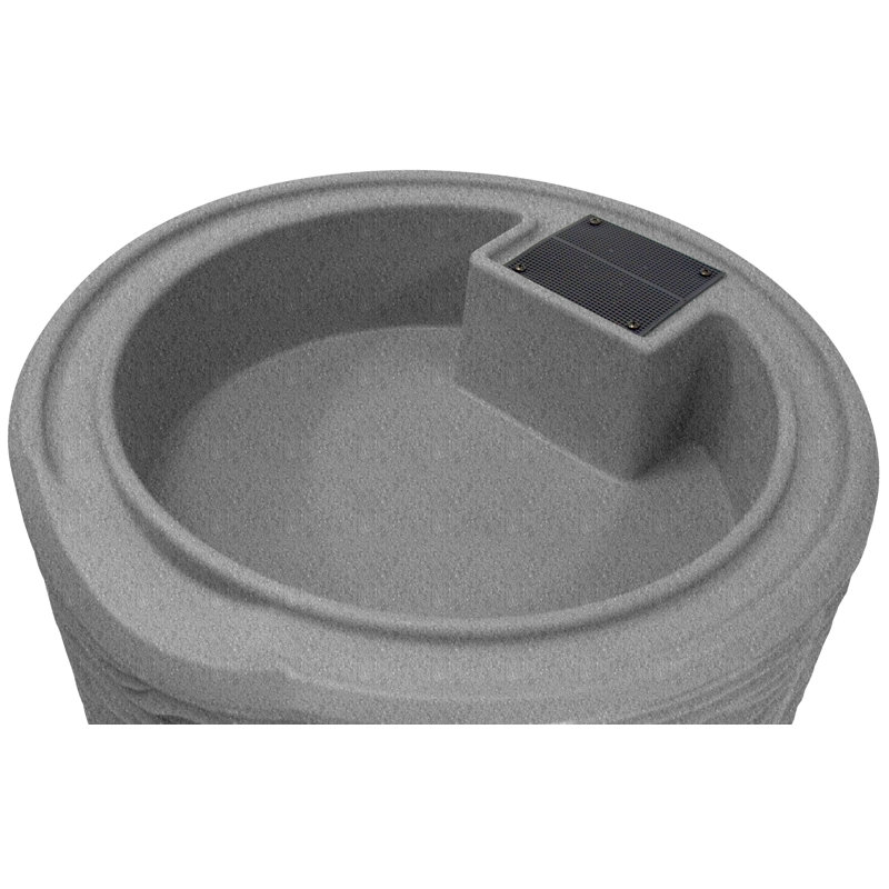 Impressions Dark Granite 50 Gallon Palm Rain Saver with Planter