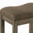 Lumora 26 In. H Chestnut/brown Wood Backless Counter Stool With Upholstered Fabric Seat (set Of 2)