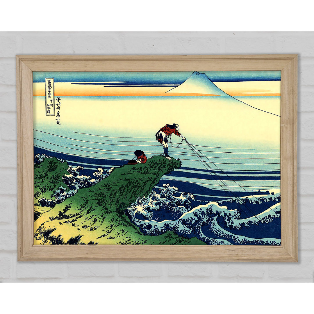 Hokusai Kajikazawa in der Provinz Kai - Druck