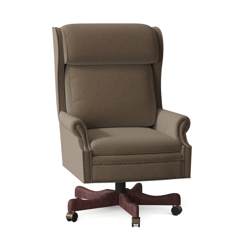 Fauteuil de direction Wendell, Écorce 8789, Montego Bay, Bronze vieilli