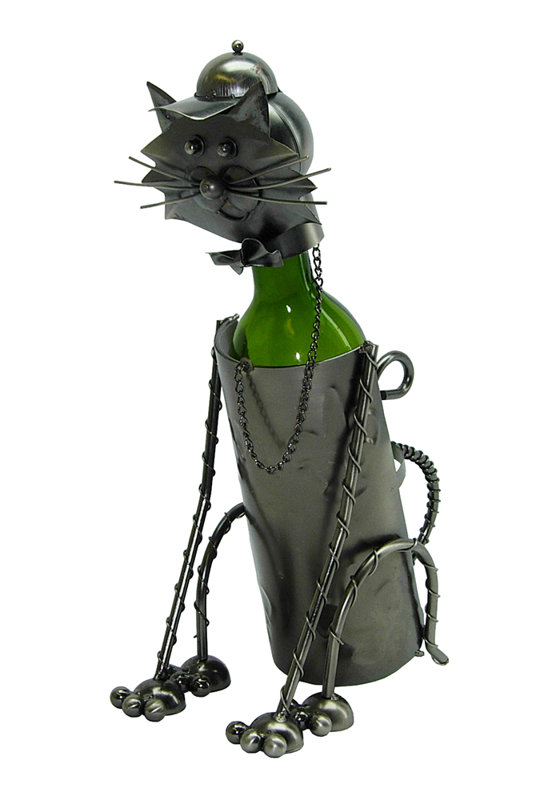 Tabletop Wine Bottle Rack in Silver