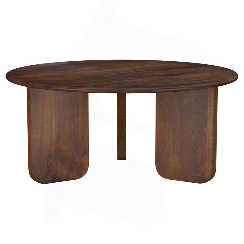Columbo Brown Round Coffee Table