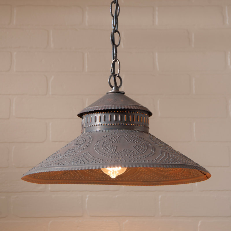 Luminaire suspendu conique à 1 lumière Ande
