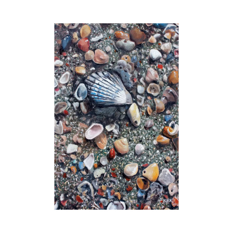 Remnants Of The Tide by Jerry Lee Kirk - Wrapped Canvas Gallery-Wrapped Canvas Giclée