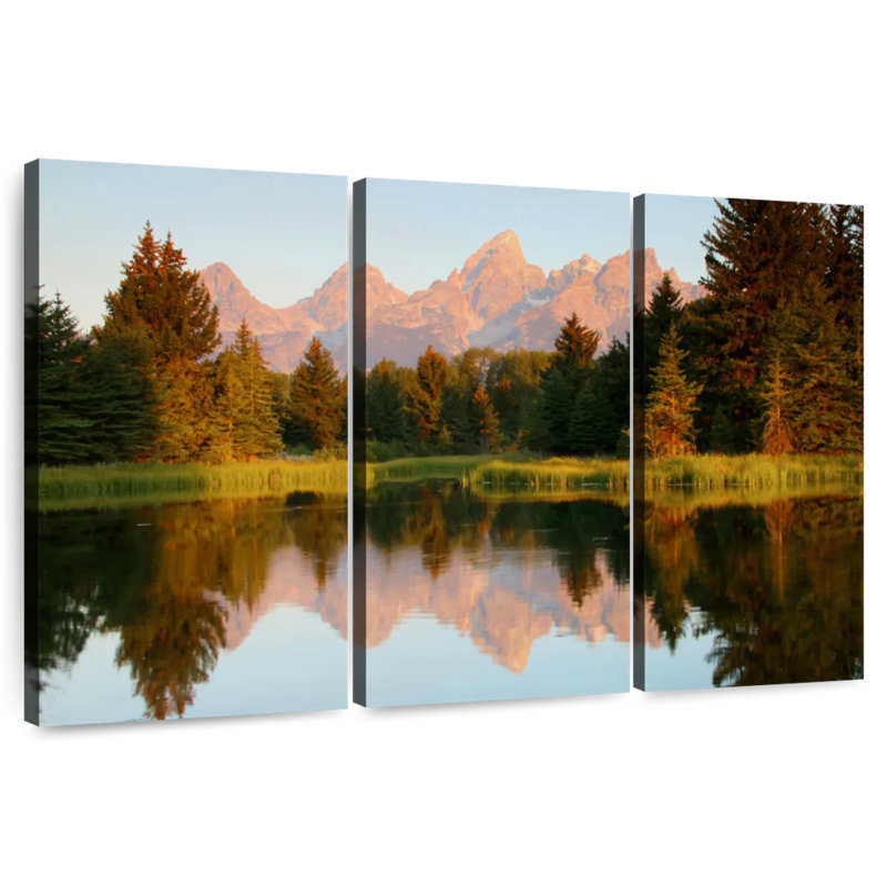 Alvord Sunrise In Snake River, H 32 po x l 50 po