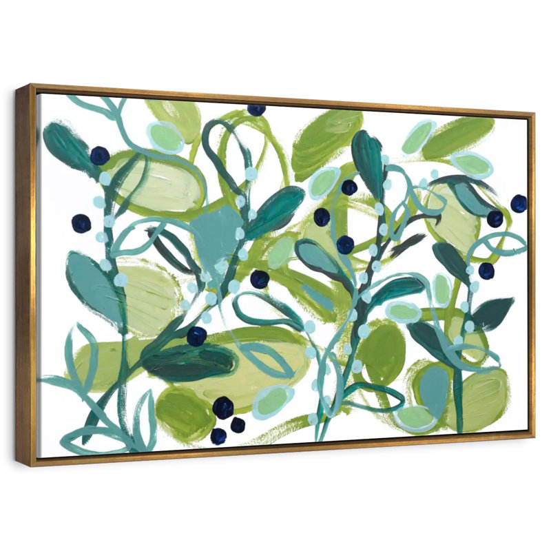 Annamieka, Cadre flottant doré, 31 po x 21 po