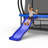 Outdoor trampoline slide ,blue