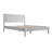 Diamonr Mid-Century Modern Solid Wood Platform Bed with Diamond Headboard - King Size in Classic White Oak-1057691965-1057691966