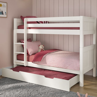 Classic Originals Bunk Bed with a Trundle Bed and Trundle Mattress