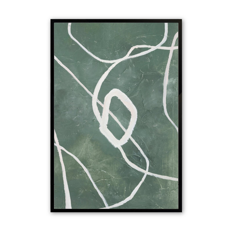 Riveria Peaceful Waters, impression sur papier par Design Fabrikken, Noir satiné, H 14 po x l 11 po x P 1,25 po