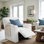 Housse extensible pour fauteuil inclinable - Facile à nettoyer et durable - Collection Comfort