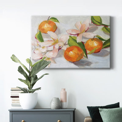 Tangerine Blossoms II - impression sur toile tendue