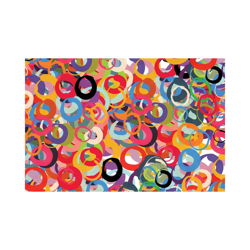 Infinite Circles Of Love par - Toile tendue, H 40 po x l 60 po x P 1,5 po