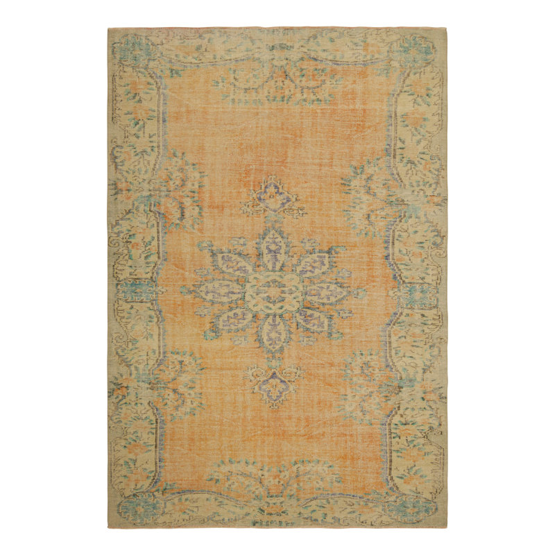One-of-a-Kind 6'1”x9'2” Hand Knotted Area Rug