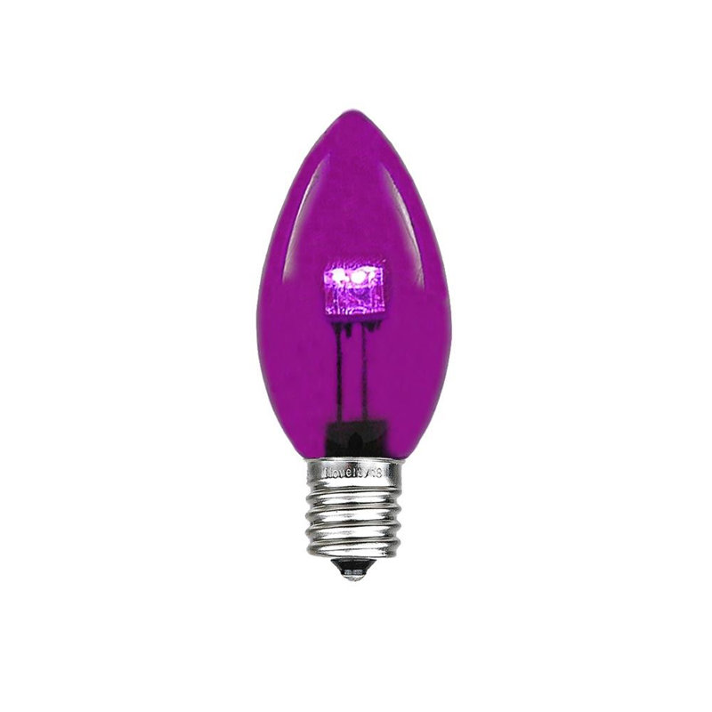 Ampoule led en verre del c7, Mauve