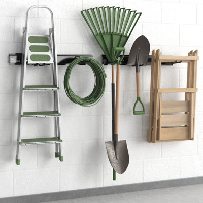 ProGarage Tool Wall Holder with Hooks